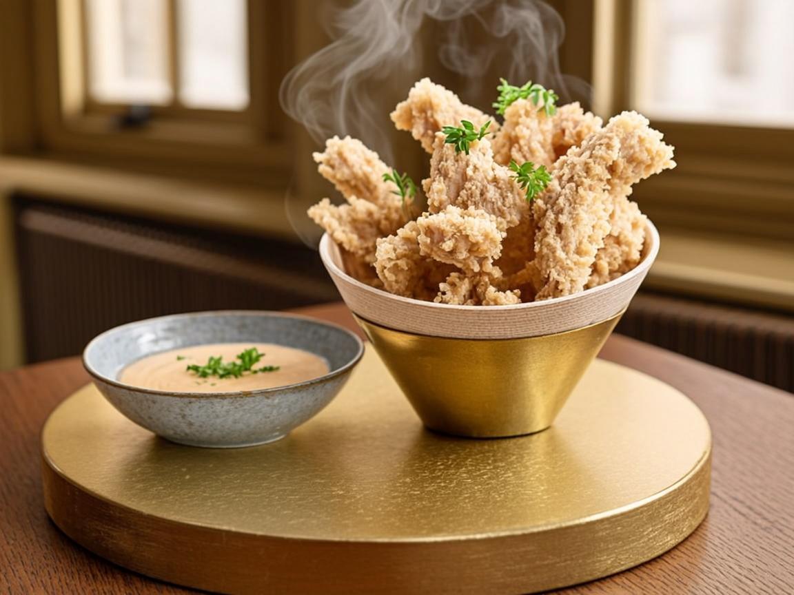 Tempura soie d argent