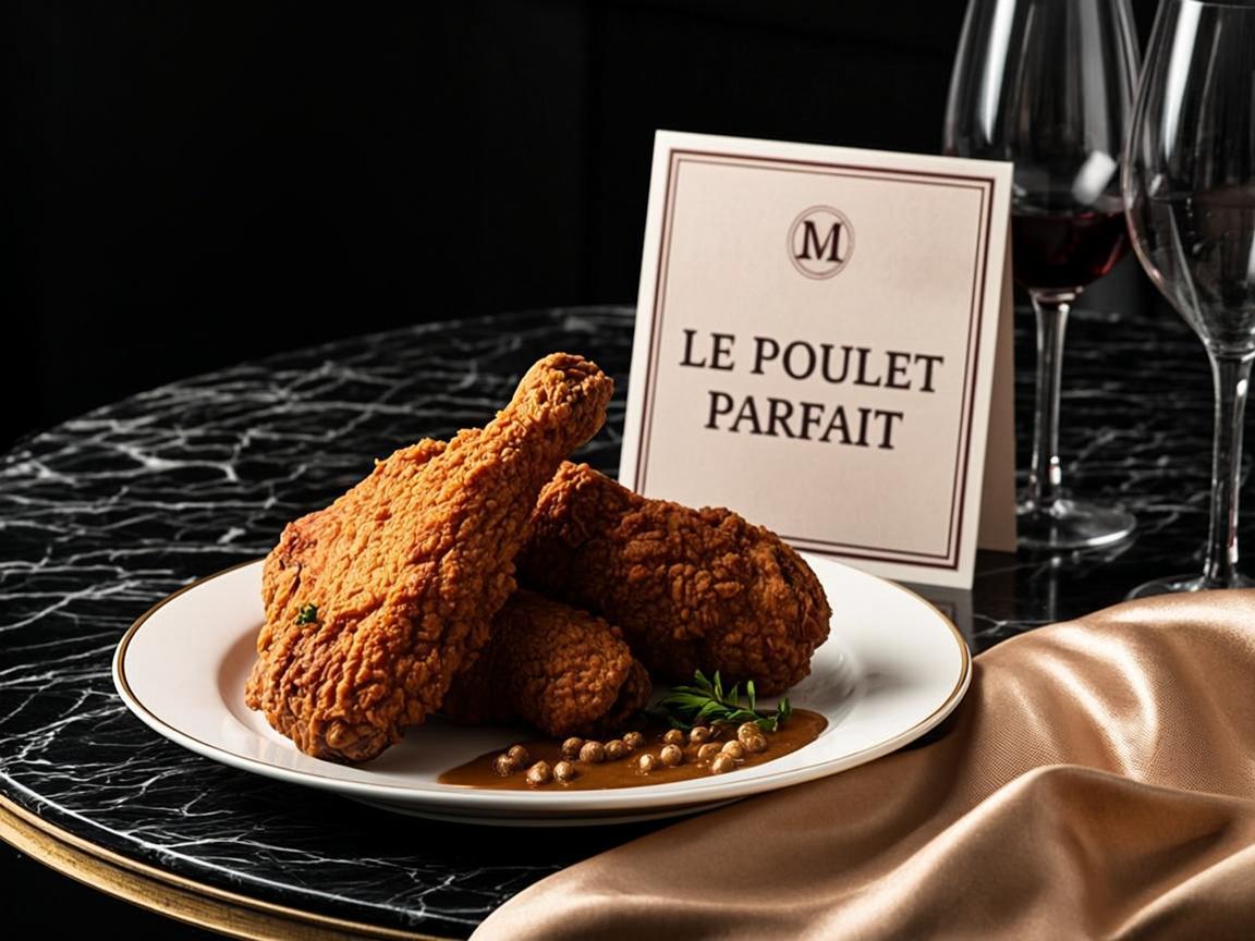 Poulet frit croustillant d or