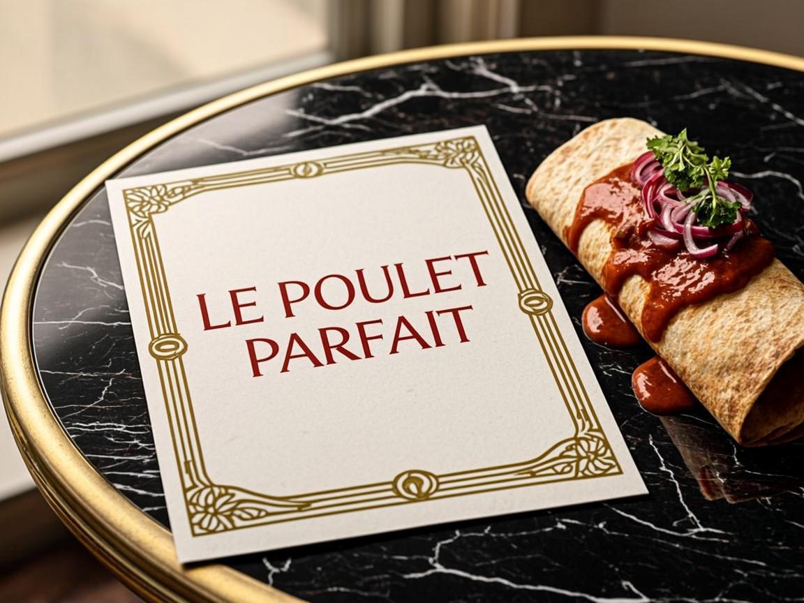 Wrap epice poulet harissa